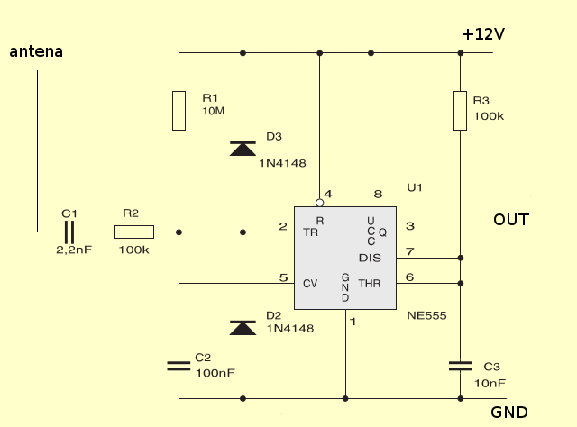 Układ formowania impulsów do obrotomierza elektronicznego.